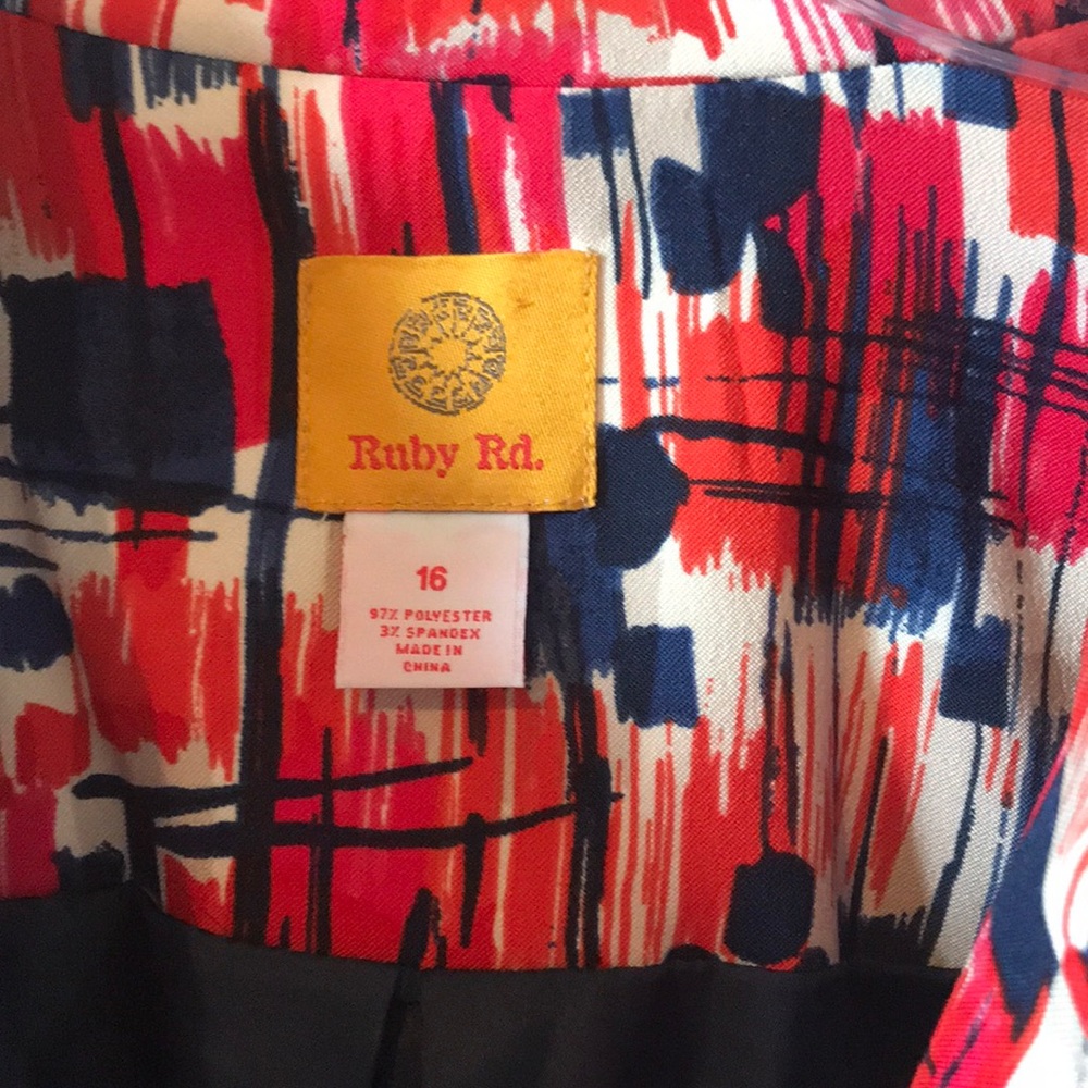 Ruby Rd. Patterned Coat - Picture 3 of 3